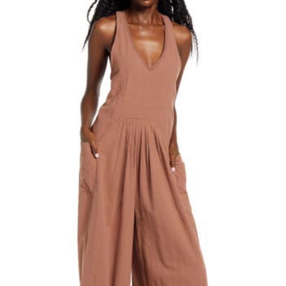 Free People Next Level Jumpsuit in Otter